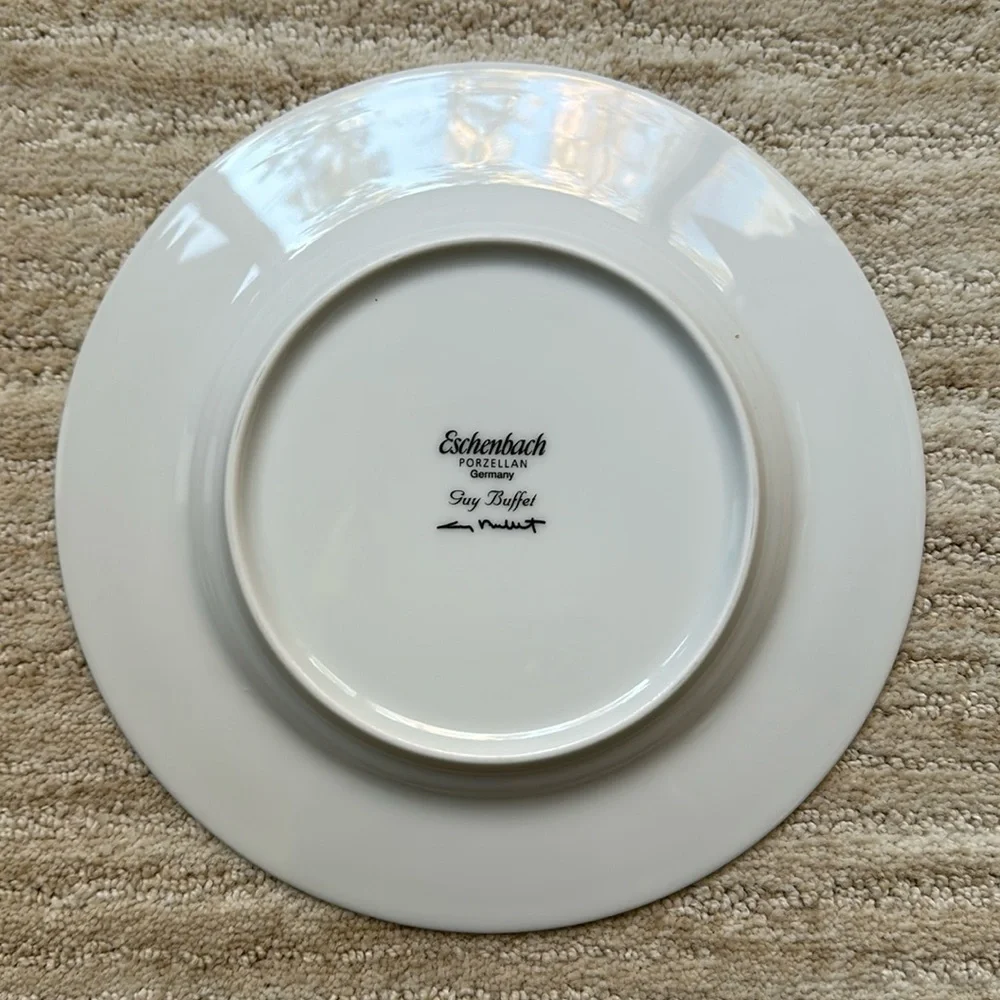 Set of 4 Plates Napa Valley Quartet by GUY BUFFET Dessert/Pie | Lunch | Salad